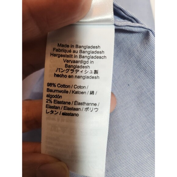 CREWCUTS J.CREW Boys Point Collar Ludlow Shirt Blue Long Sleeve Button Down sz 8 - Picture 4 of 9